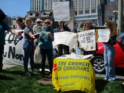 Protest against Bay du Nord in St. John's. Page: Legal Challenge Bay du Nord